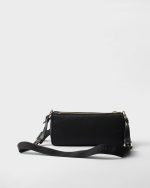 Small Re-Nylon and Leather Shoulder Bag - Image 4